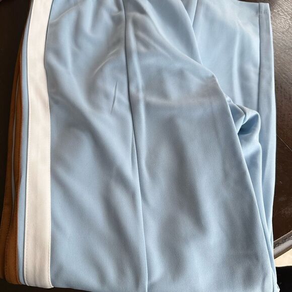 Wild Fable High Rise Track Pants Side Stripe Blue/ Brown NWT Size L or M - Picture 10 of 16
